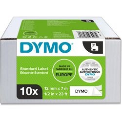DYMO Beschriftungsband 45013 Selbsthaftend Weiß 12 mm