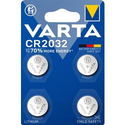 VARTA Knopfzelle Lithium CR2032 Lithium-Mangandioxid (Li-MnO2) 3 4 Stück