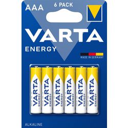 Batterie VARTA Energy AAA Alkali 1.5 V 6 Stück