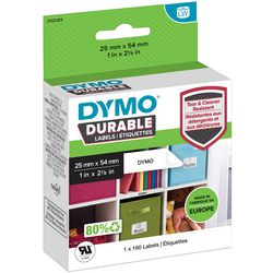 Etiketten DYMO 2112283 Selbsthaftend Schwarz auf Weiß 25 mm x 54 mm