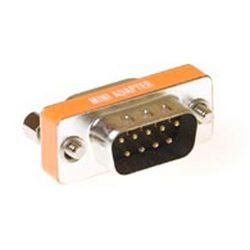 D-Sub Null Modem Adapter 9-poligBuchse auf 9-poligen Stecker ACT AB9803 Silber