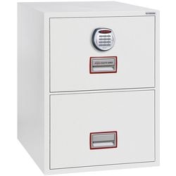 Aktenschrank Phoenix FS2272E Elektronisch Weiß