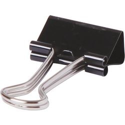 Foldback-Klammer Viking 19 mm Schwarz Stahl
