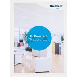 Biella Präsentationsmappe Pearl#2 DIN A4 Karton Hoch 24,5 (B) x 31,5 (H) cm Weiß