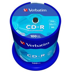CD-R Verbatim Spindle Extra Protection 700 MB