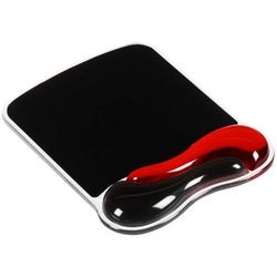 Kensington Mauspad mit Handgelenkauflage 62402 Rot, Schwarz