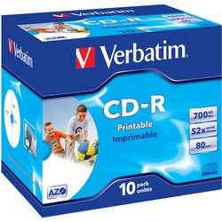 CD-R Verbatim 43325 700 MB Bedruckbar 52x