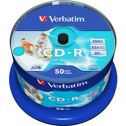 CD-R Verbatim 700 MB 52x Bedruckbar