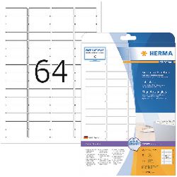 Ablösbare Sichtreiteretikette Herma 4201