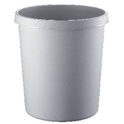 Papierkorb helit H61058 PE (Polyethylen) Hellgrau 335 mm