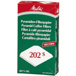 Melitta Pyramidenfilter Papier Grün, Rot 22,7 cm 202S