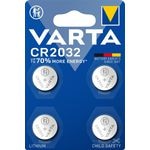 VARTA Knopfzelle Lithium CR2032 Lithium-Mangandioxid (Li-MnO2) 3 4 Stück