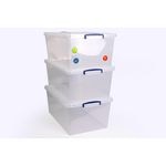 Archivbox Really Useful Box 62 L Transparent Kunststoff 440 mm x 287 mm