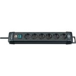 brennenstuhl Steckdosenleiste 1951100100 Schwarz 3 m