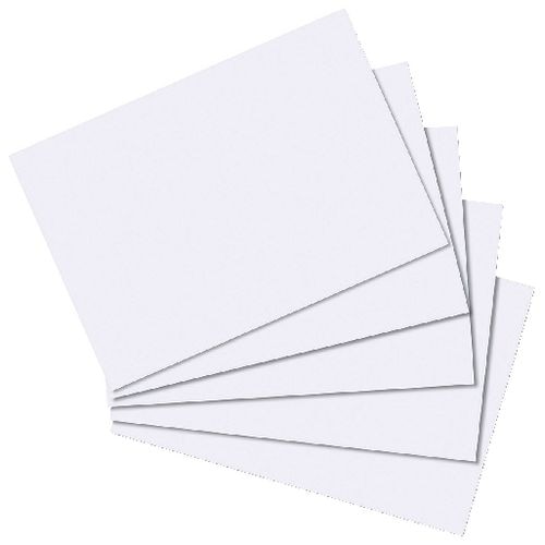 Karteikarten herlitz KA7-WS DIN A7 100 Karten Weiß 105 mm x 74 mm